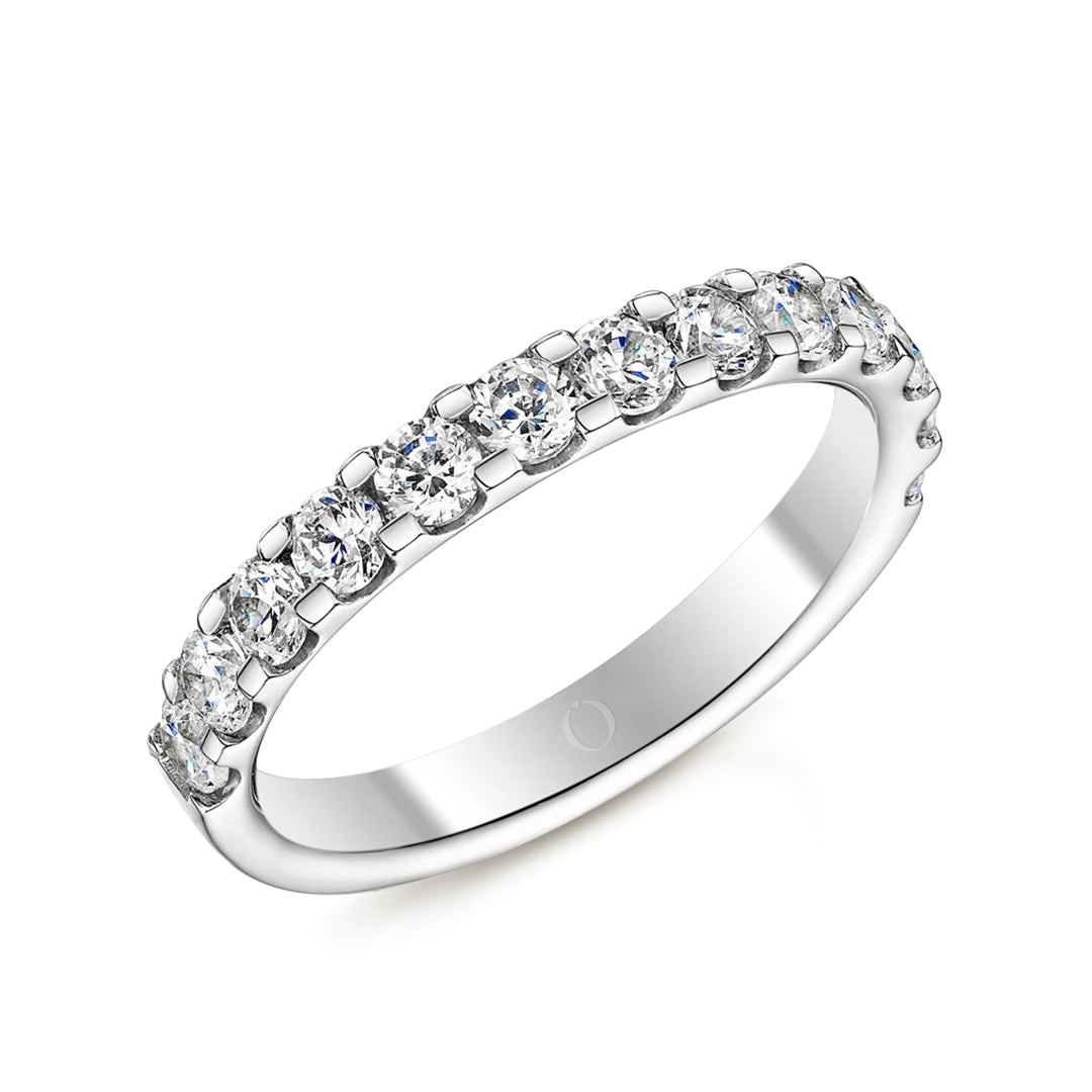 1.00ct Precision Half Set Diamond Ring