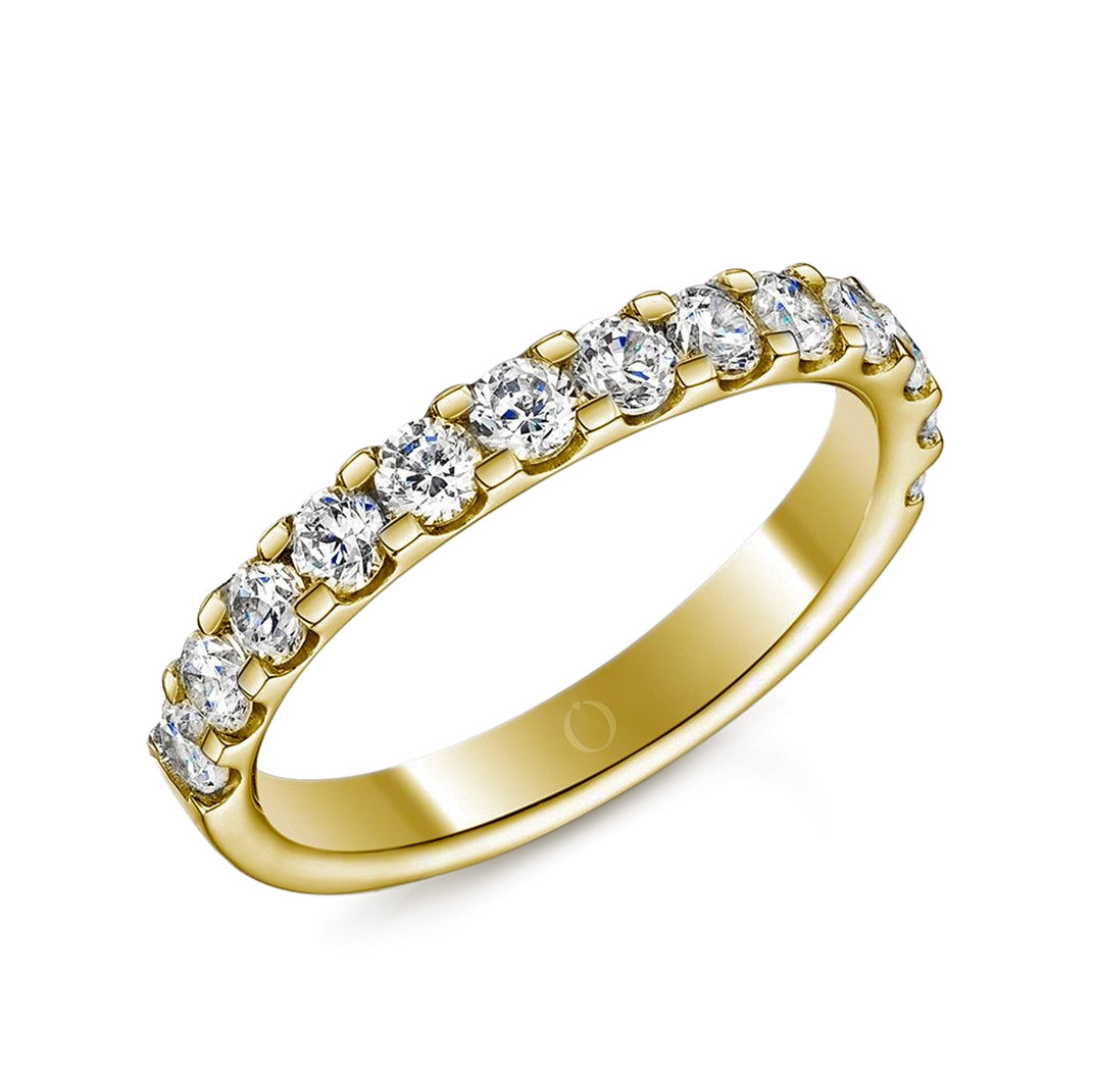 1.00ct Precision Half Set Diamond Ring